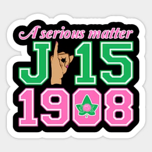 A Serious Matter J15 Founder'S Day Aka Hand Sign Sticker